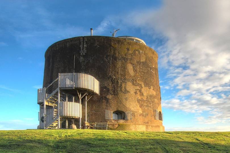 Martello Tower Aldeburgh House rentals in Suffolk CN 